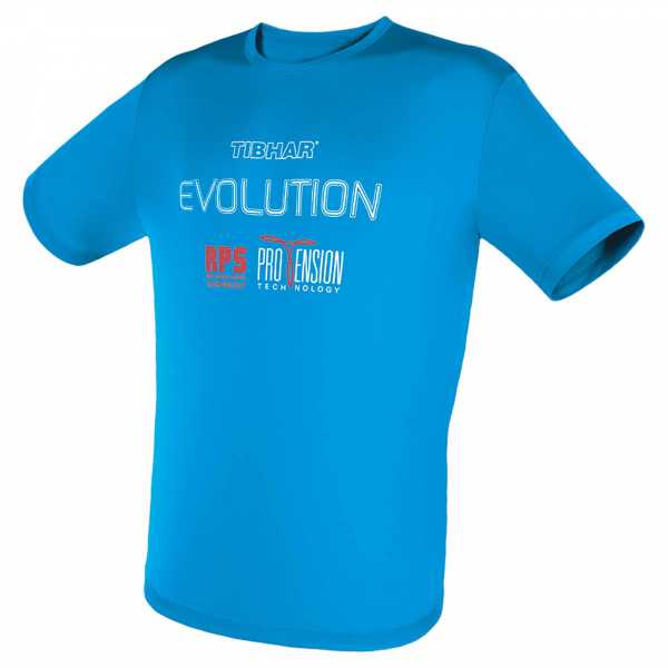 TIBHAR T-Shirt Evolution blau