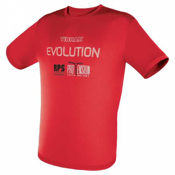TIBHAR T-Shirt Evolution rot