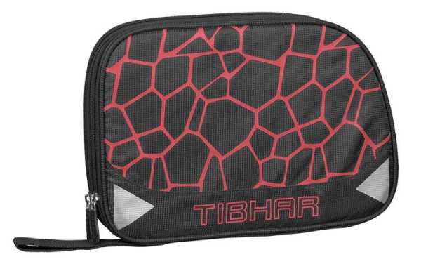 Tibhar Doppelhülle Spider rot-schwarz